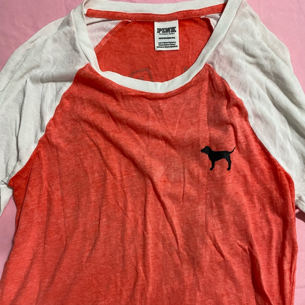 XS pink t shirt. Free shipping